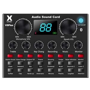 Oxid V8 Plus Podcast Youtuber Ses Kartı