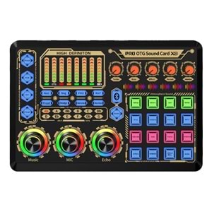 Oxid X8 Podcast Youtuber Ses Kartı Set