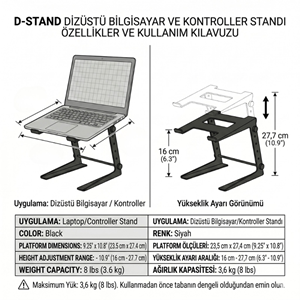 Dj Kontrol Laptop Stand Xz-706