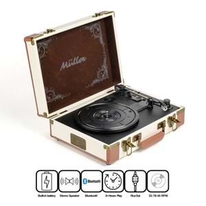 Müller Mr-350Bt Nostaljik Pikap Kokonat-Beyaz