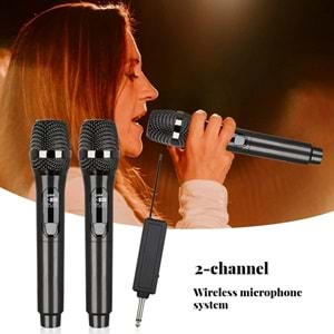 Wn-04 Kablosuz 2 El Mikrofonu Şarjlı