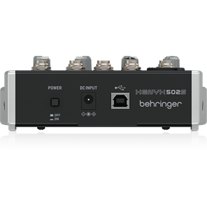 Behringer XENYX 502S Premium Analog 5-Input Mixer with USB Streaming Interface