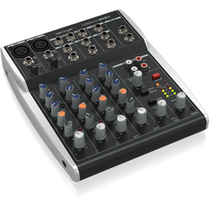 Behringer XENYX 802S Premium Analog 8-Input Mixer with USB Streaming Interface