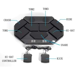MP200-Portable Digital Electric Drum Set Pad