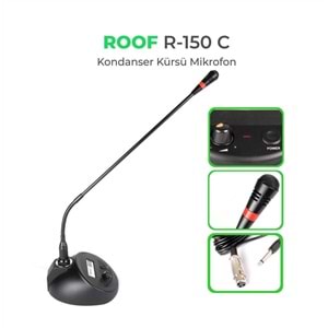 Roof R-150C Condenser Kürsü Mikrofon