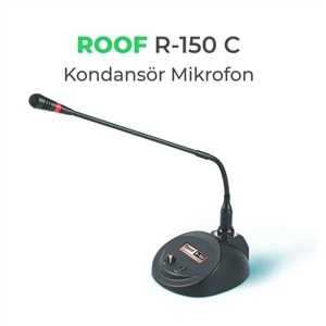 Roof R-150C Condenser Kürsü Mikrofon