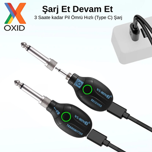 OXID Kablosuz Jack WS-MINI3 Kablosuz Jack Bağlantı Sistemi