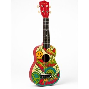 Madrid Ukulele Decal MU-21-10Peace