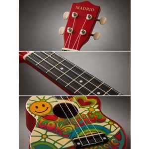 Madrid Ukulele Decal MU-21-10Peace