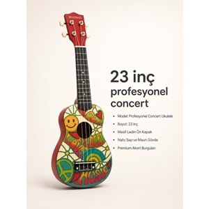 Madrid Ukulele Decal MU-21-10Peace