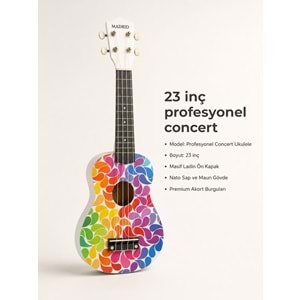 Madrid Ukulele Decal MU-21-11Flower