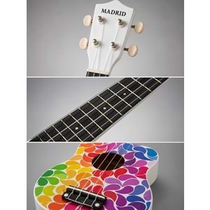 Madrid Ukulele Decal MU-21-11Flower