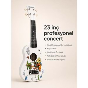 Madrid Ukulele Decal MU-21-12Island
