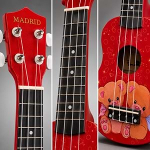 Madrid Ukulele Decal MU-21-14Bear-1