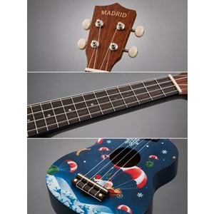 Madrid Ukulele Decal MU-21-16Christmas