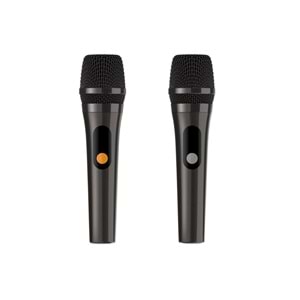HiFuture MusicBox 100 Kablosuz Karaoke Hoparlör 70W Çift Mikrofon Bluetooth 5.0 Siyah