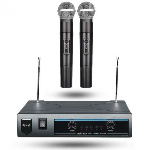 Roof R-220 Çift El Telsiz Mikrofon