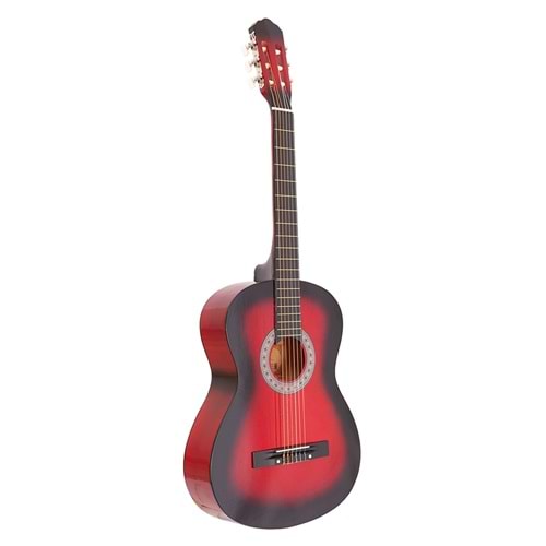 Madrid Mcg-125 Rds-Kırmızı Siyah 39 Klasik Gitar Tam Boy