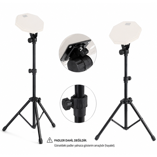 D-Stand Dp-10-3 Davul Çalışma Pad Standı (Ped Hariç)