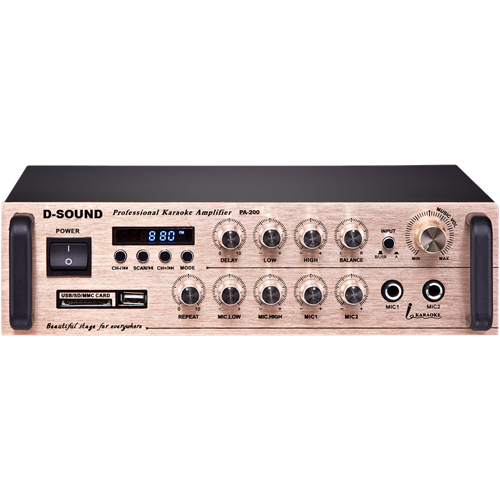 D-Sound Pa-200 Mixer Amplifier