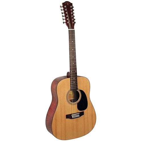 İndiana S Scout 12 Telli Akustik Gitar N/Naturel