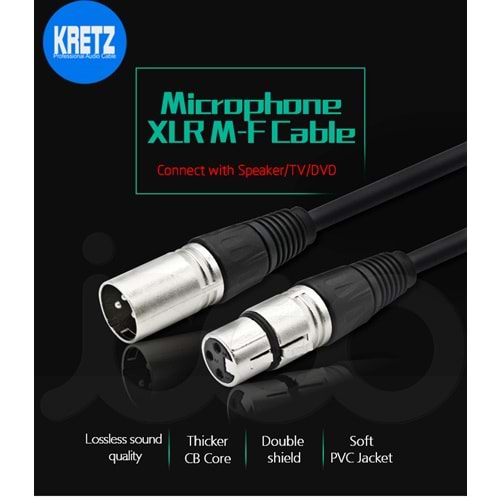 Mikrofon Kablosu Xlr-Xlr