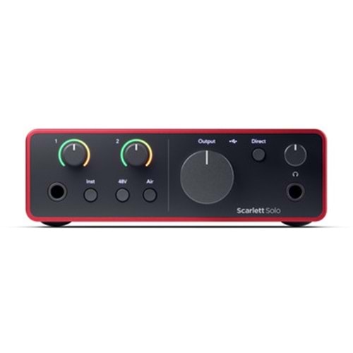 Focusrite Scarlett Solo Gen 4 Ses Kartı (MOSC0032)