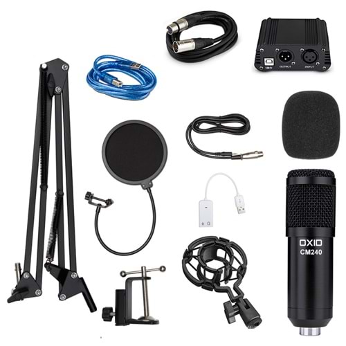 Oxid Cm-240 Set Phantom Condenser Mikrofon