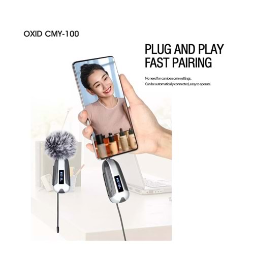 Cmy-100 Yaka Mikrofonu Kamera Ve Cep Telefonu Uyumlu