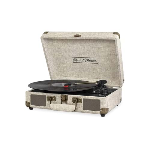 Record Master Retro Pikap – Bluetooth Özellikli – Özel Kumaş Kaplama – Tüm Plakları Çalabilme