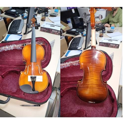 Müller Mv-144PH Parlak Solid Ağaç Tam Boy Keman