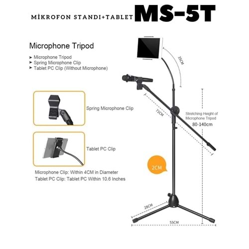 Tower Sm-5T Mikrofon Standı