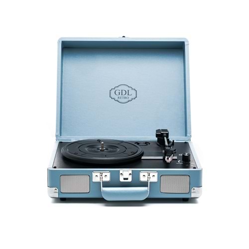 Gdl Retro Çanta Pikap T317B (Bluetooth Şarjlı) - Gökyüzü