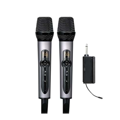 Oxid 1002 Uhf Karaoke Uhf Mikrofon Efekli