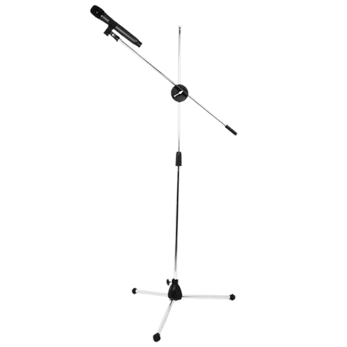 D-Stand Sm-01C Nikel Kaplama Mikrofon Sehpası
