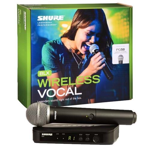 Shure Blx24E/Pg58-H8E Telsiz Mikrofon
