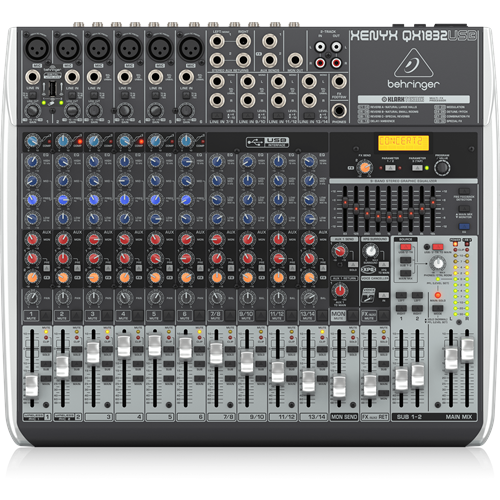 Behringer Xenyx Qx1832Usb 18 Kanal Efektli Mikser