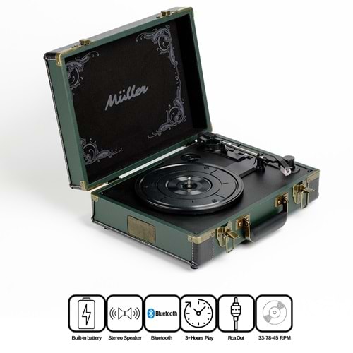 Müller Mr-350Bt Nostaljik Pikap Çam-Yeşil