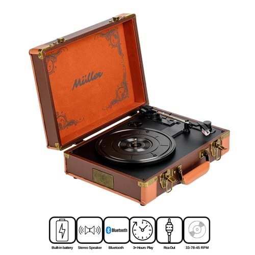 Müller Mr-350Bt Nostaljik Pikap Karamel-Kahve