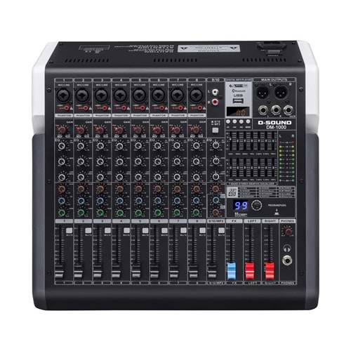 D-Sound Dm-1000 10 Kanal Deck Mixer
