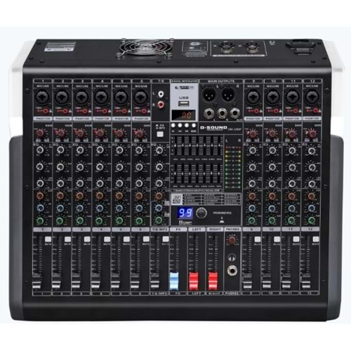 D-Sound Dm-1200P 12 Kanal Power Mixer