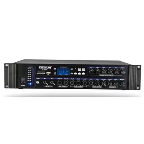 Dexun D-100 100W Mikser Amfi 6 bölgeli