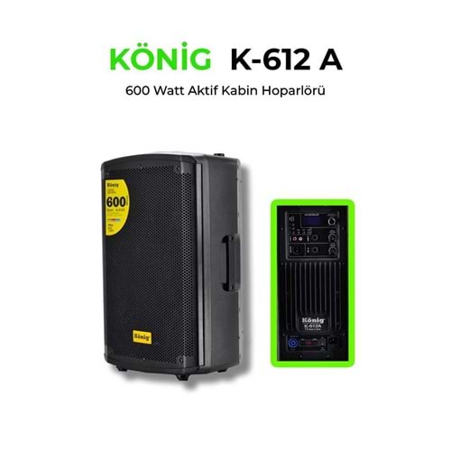 König K-612/A 12'' 600W Aktif Kabin
