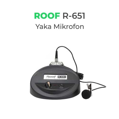 Roof R-651 Yaka Mikrofonu