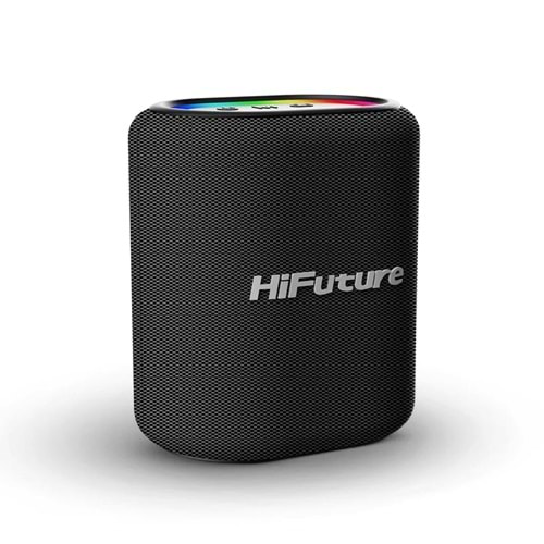 HiFuture Vocalist 100 Kablosuz Bluetooth 25W RGB Mikrofonlu TWS Taşınabilir Karaoke Sistemi Hoparlör Siyah