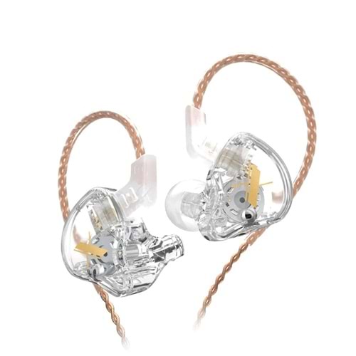 KZ EDX In-Ear Monitor Kulak İçi Kulaklık (Crystal-Şeffaf)