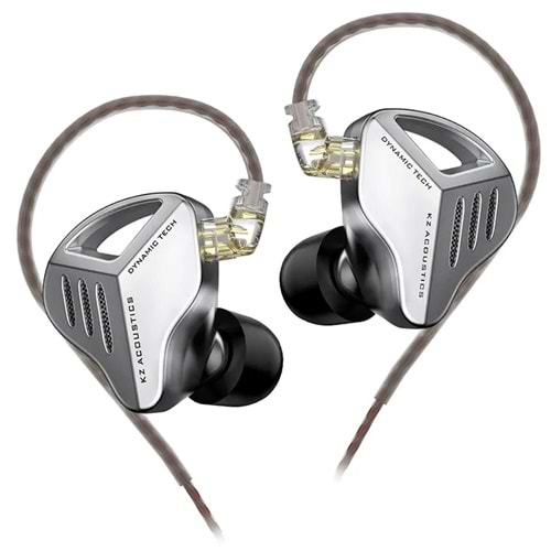 KZ ZVX kulaklık dinamik HIFI In-Ear Monitör Kulakiçi Kulaklık (Silver-Gümüş)