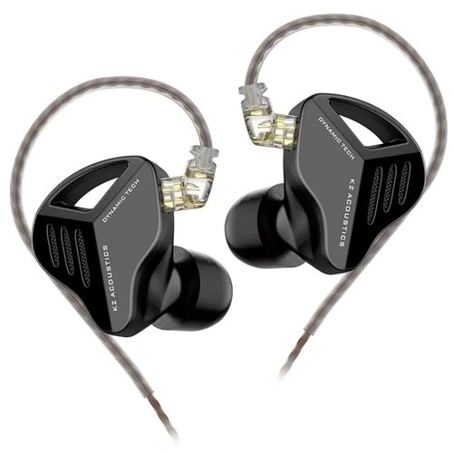 KZ ZVX kulaklık dinamik HIFI In-Ear Monitör Kulakiçi Kulaklık (Black-Siyah)