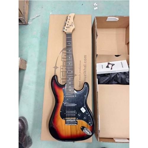 ST-205 Rock-IN Elektro Gitar Set BSB SUNBURST