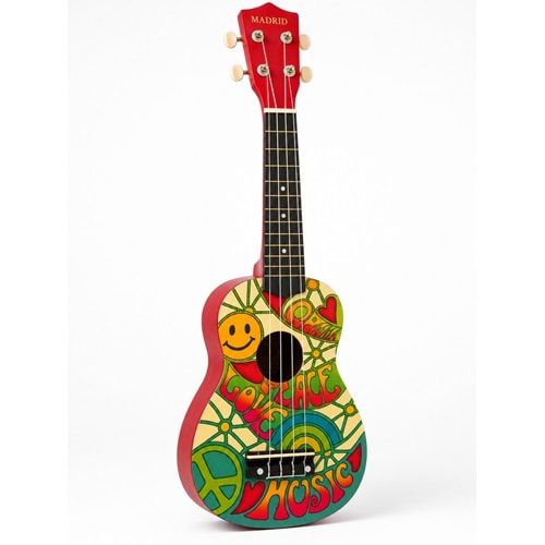 Madrid Ukulele Decal MU-21-10Peace